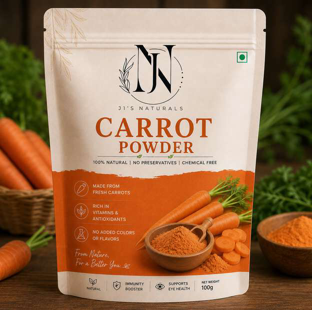 Carrot Powder — J1's Naturals 100% natural, no preservatives