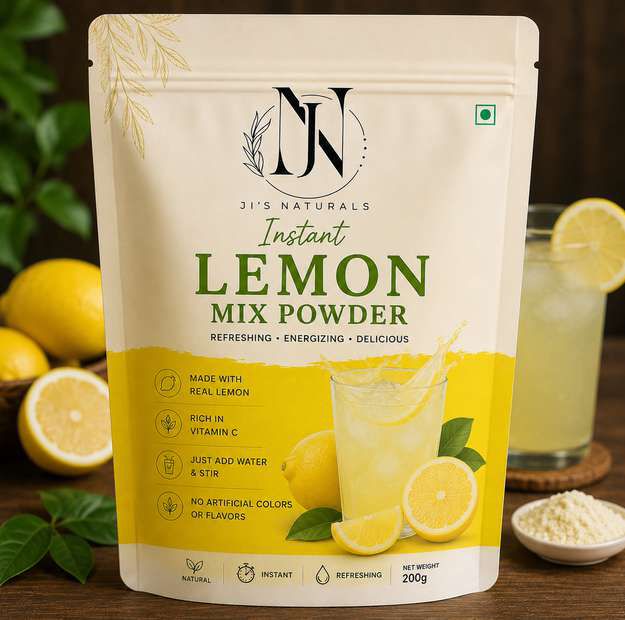 Instant Lemon Mix — J1's Naturals 100% natural, no preservatives